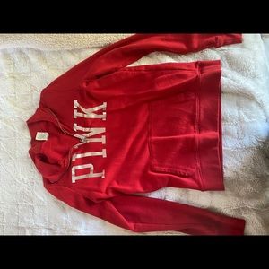 PINK Ohio state bling quarter zip